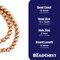 The Bead Chest Natural 16mm Wooden Beads in Copper for Jewelry Making – Round Loose Wood Spacer Beads I Approximately 25 Beads